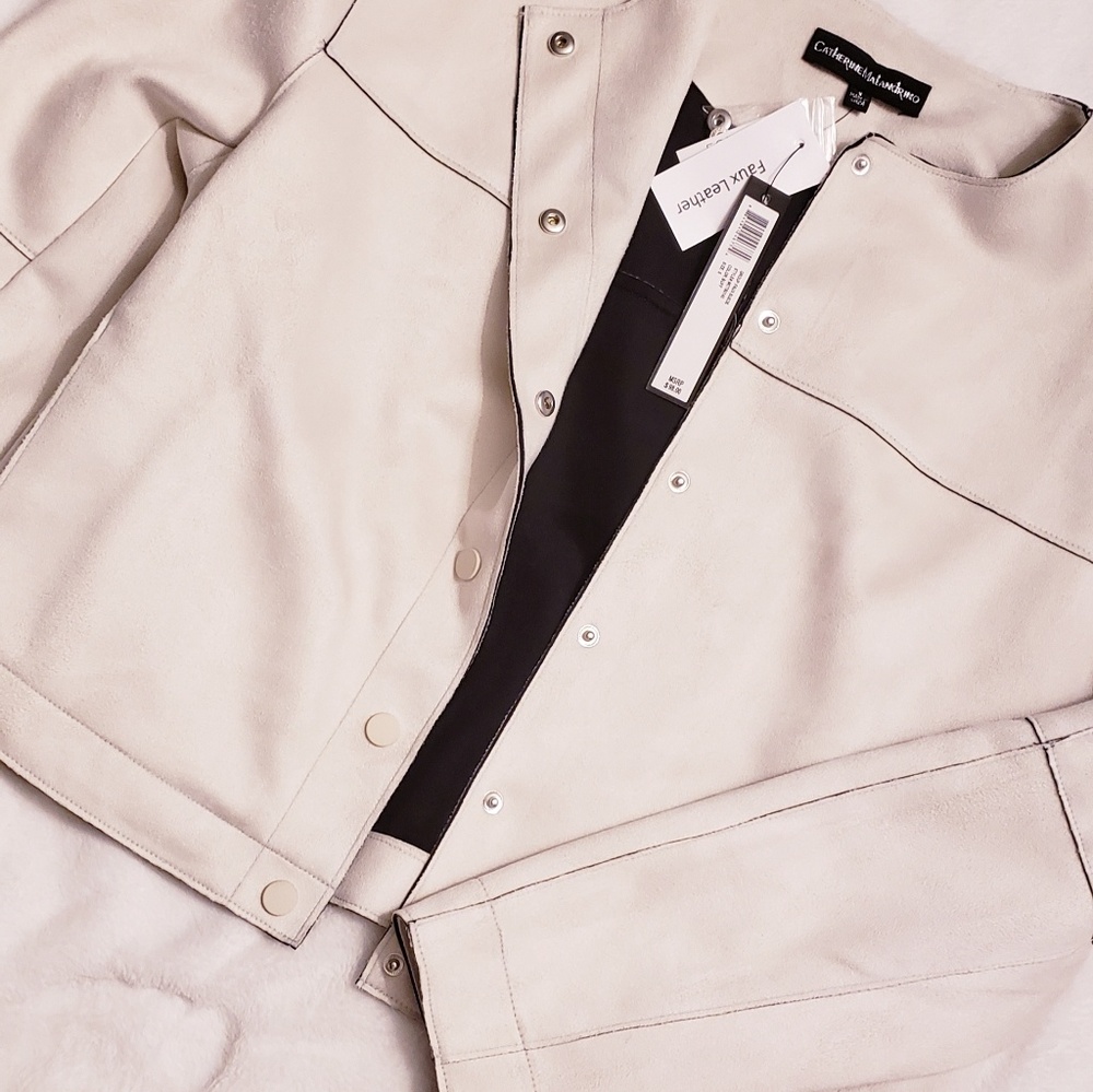 Soft Faux Suede Jacket
